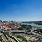 Blick von der Burg auf die Stadt