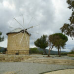 Traditionelle Windmühle in Alaçatı