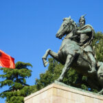 Skanderbeg-Monument in Kruja