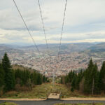 Ausblick auf Sarajevo vom Hausberg Trebević auf 1627 m ü. M.