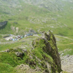 Blick hinunter zum Col du Pourtalet